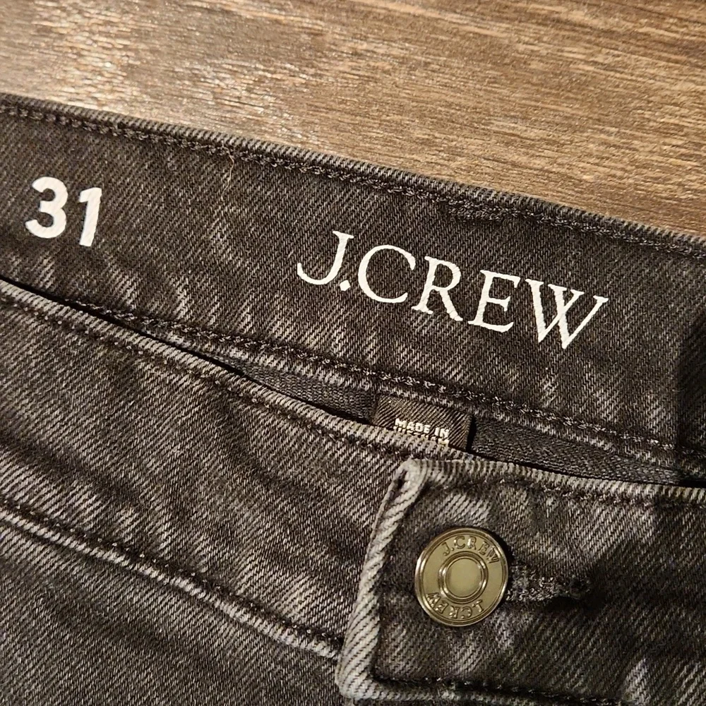 ❤️ J CREW 90s MID-RISE CLASSIC STRAIGHT JEANS, CHARCOAL WASH, 12 (31)